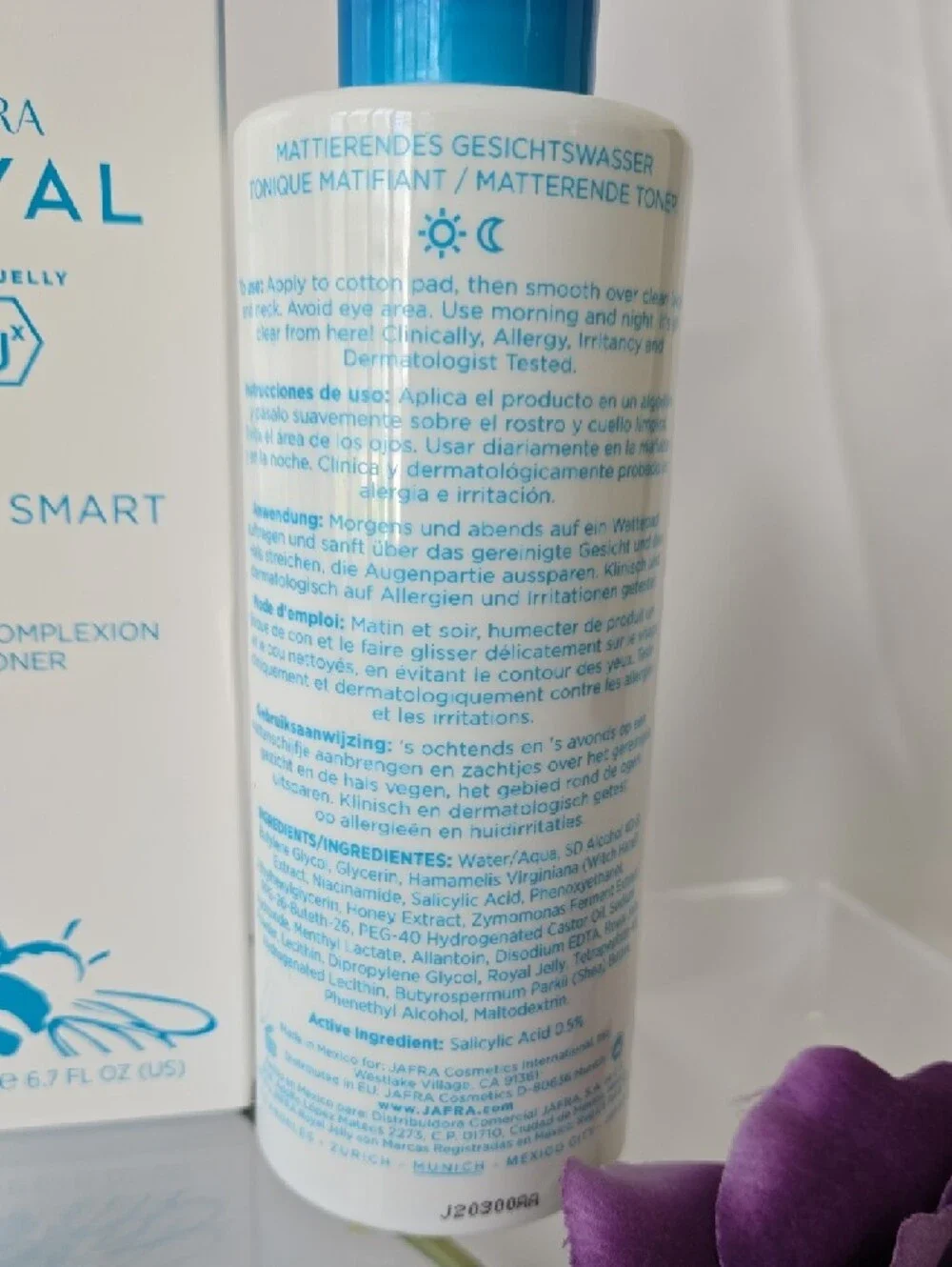 JAFRA Royal Clear Smart Toner 6.7 oz NWT – Acne Clarifying & Balancing